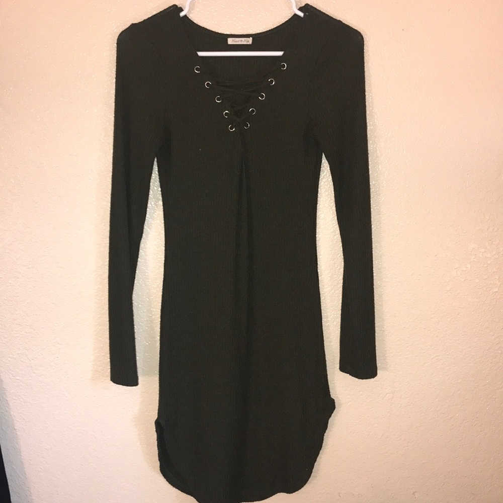 SOLD — Long sleeve short dress